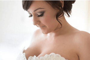 bridal smoky eye, flawless skin